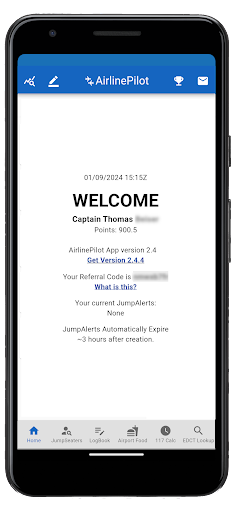 AirlinePilot App Screen 2