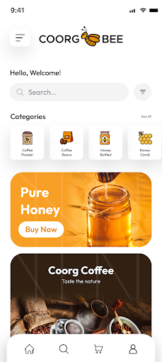 Android application Coorg Bee screenshort