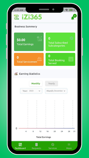 izi365 provider Screen 2