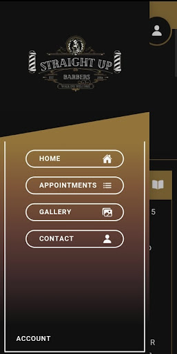 Android application Straight up barber's screenshort