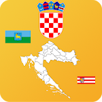 Croatia State Maps and Flags Info and Quiz Apk