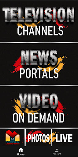 Android application MediaAppUSA screenshort