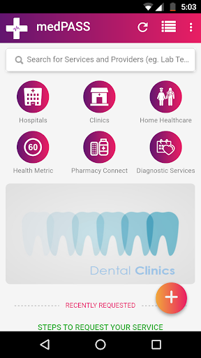 medPASS - Healthcare Gateway Screen 3