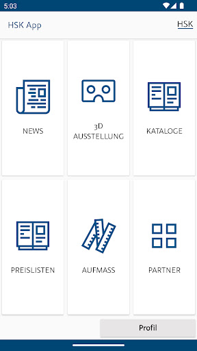Android application HSK - Die App der Badexperten screenshort