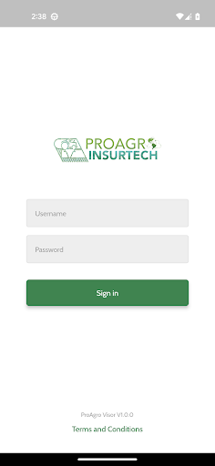 Android application Proagro Insurtech Visor screenshort