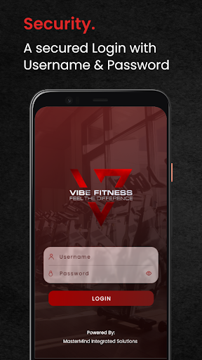 Android application Vibe Fitness screenshort