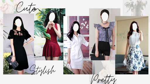 Android application Women Cute Outfit Photo Suit screenshort