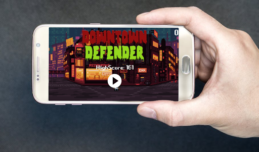 Android application Downtown Defender screenshort
