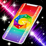 Cover Image of Télécharger Rainbow Clock HD Wallpapers  APK