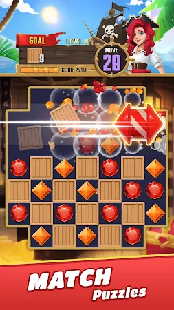 Game screenshot Jewels Crush: Pirate Match 3 hack