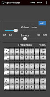 screenshot of Sound Signal Generator