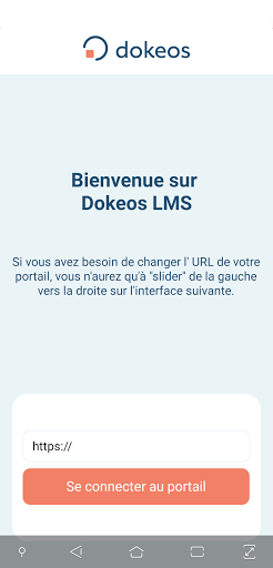 Android application Dokeos LMS screenshort
