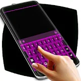 Purple Neon Keyboard Theme icon