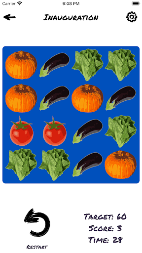 Android application Vegetable President screenshort