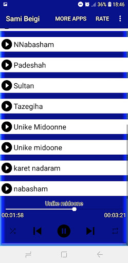 آهنگ های سامی بیگی Screen 2