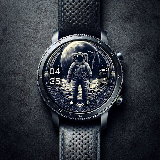 Key WF84 Astronaut Watch Face screenshot 22