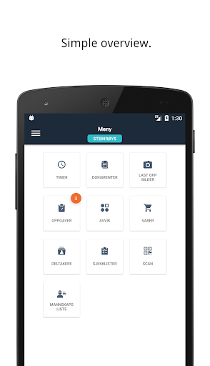 Android application Cerum Work screenshort