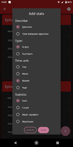 Ekde - Time Tracker Screen 2