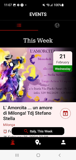 Android application Milonghe screenshort