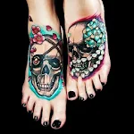 Cover Image of Download skull tattoos 6.6.6 APK