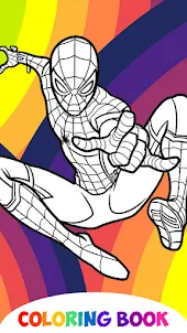 Libro para colorear Spiderman