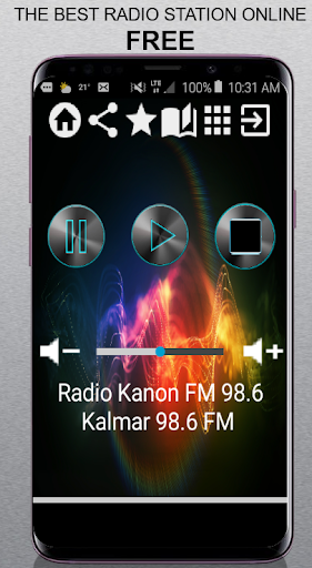 Android application SV Radio Kanon FM 98.6 Kalmar screenshort