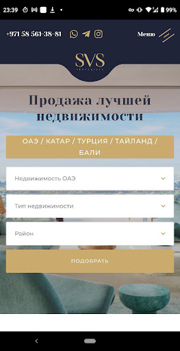 SVS Properties Screen 2