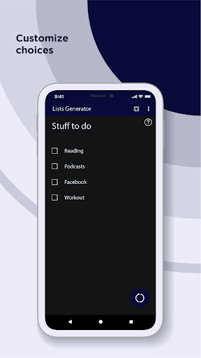 Random Lists - Random Picker Screen 3