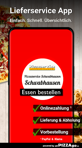 Android application Pizzaservice Schwabhausen Schw screenshort