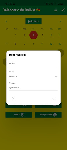 Calendario de Bolivia 2024 Screen 3