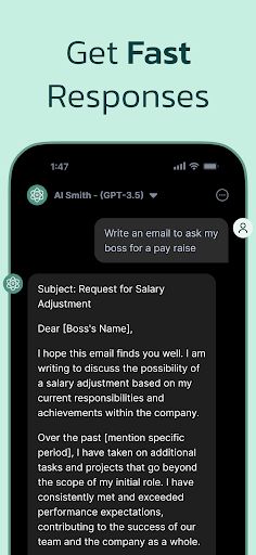 Screenshot AI Chat Open Assistant Chatbot