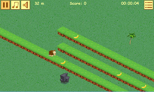Android application Monkey Run screenshort