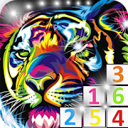 Glitter color by number 6.9 Icon