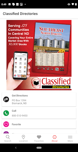 Android application SE Pages screenshort