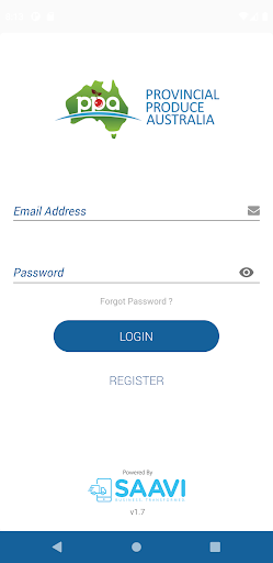 Android application Provincial Produce screenshort
