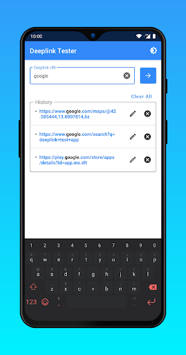 Deep Link Tester Screen 2