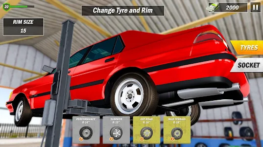 Tire Shop - Car Mechanic Games