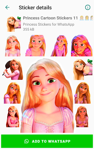 Princess Stickers for WhatsApp Screen 3