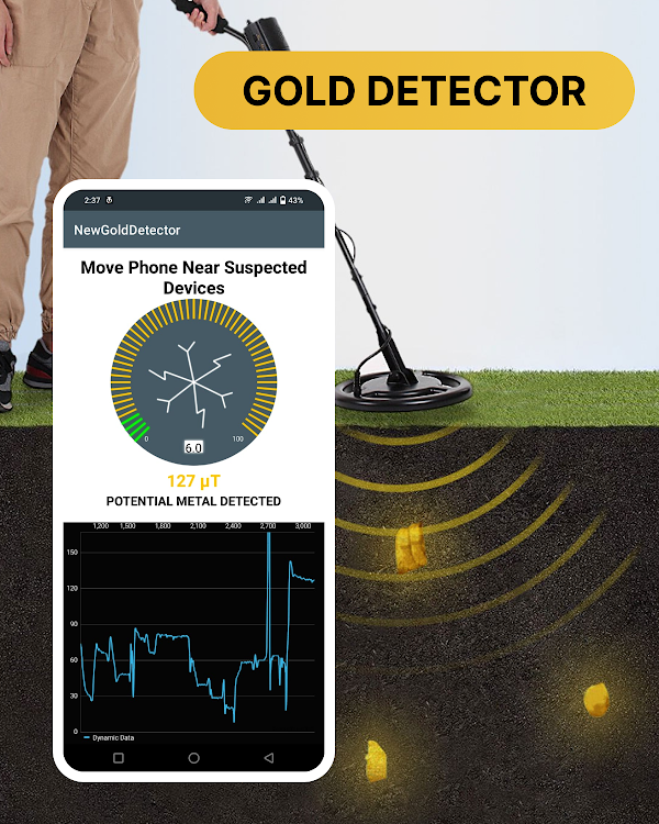 Gold Detector & Gold Tracker - 1.6 - (Android)