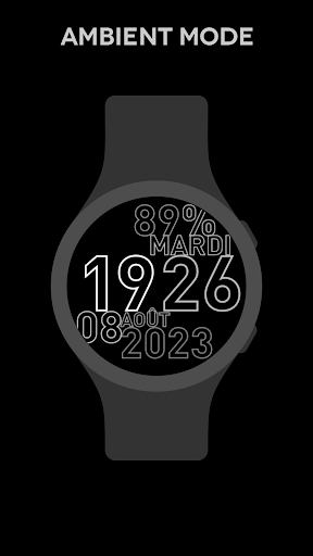 Huge French Watch Face