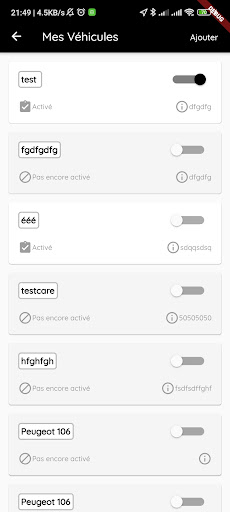 Android application Wego Transporteur screenshort