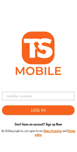 Android application TS Mobile screenshort