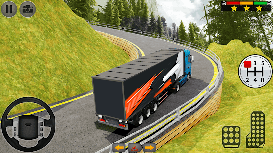 Semi Truck Driver: Truck Games MOD APK (Premium/Unlocked) screenshots 1