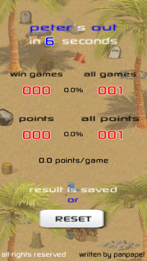 PeterOut Screen 2