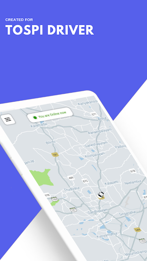Android application Tospi Driver screenshort