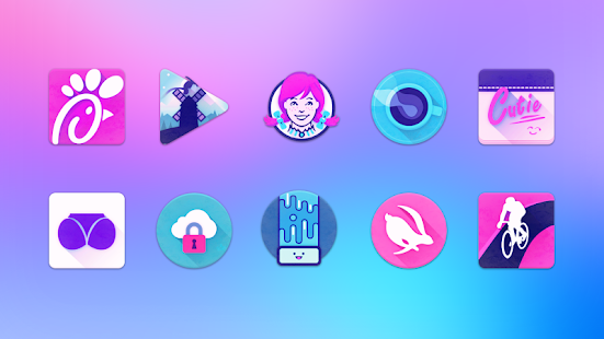 Unicorn Icon Pack Captura de pantalla