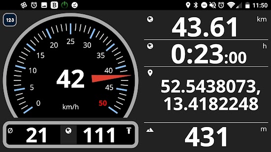 Easy Speedometer Pro Ekran görüntüsü