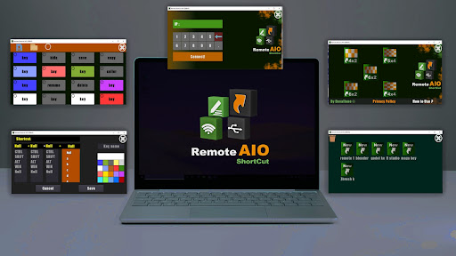 Android application Remote AIO shortcut screenshort