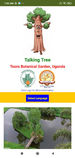 Android application Talking Tree(TBG, Uganda) screenshort