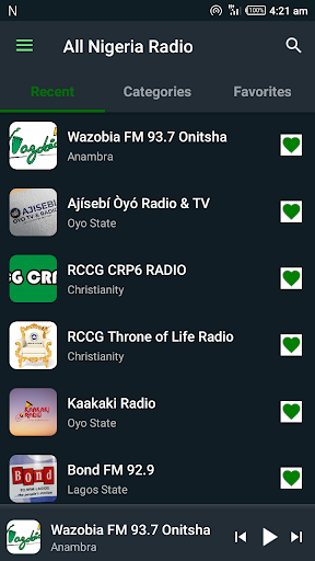 Android application All Nigeria Radio-Nig Radio screenshort